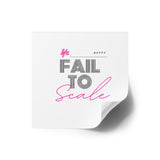 Yx Fail To Scale Premium Stickers Indoor\Outdoor
